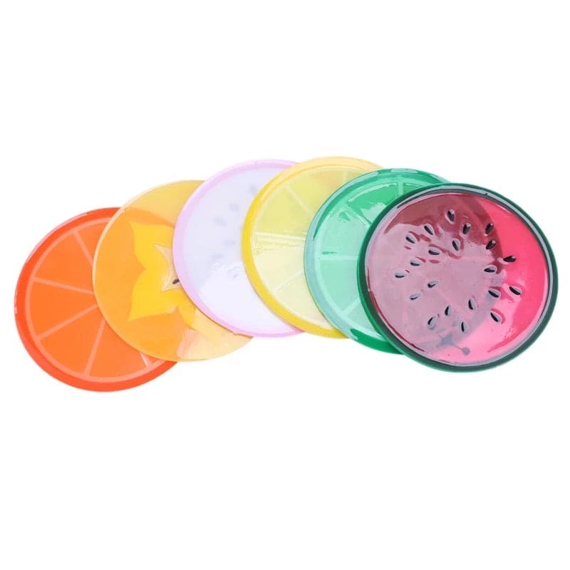 Pack of 6 Fruit Shaped Coasters, Tropical Fruit Mug Coasters, Multi-Color Heat Insulation Coasters Pack of 6 Fruit Shaped Coasters, Tropical Fruit Mug Coasters, Multi-Color Heat Insulation Coasters